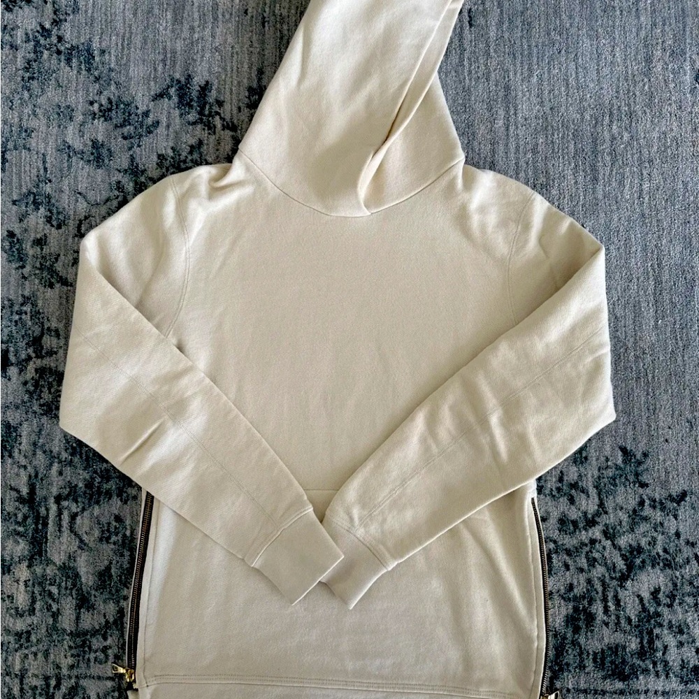 NWT $230 John Elliott Hooded Villain Sweatshirt Oatmeal size 5